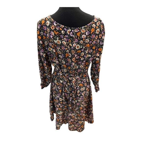 Joan Leslie Vintage Floral Button Down Dress 14 Petite - Picture 4 of 10